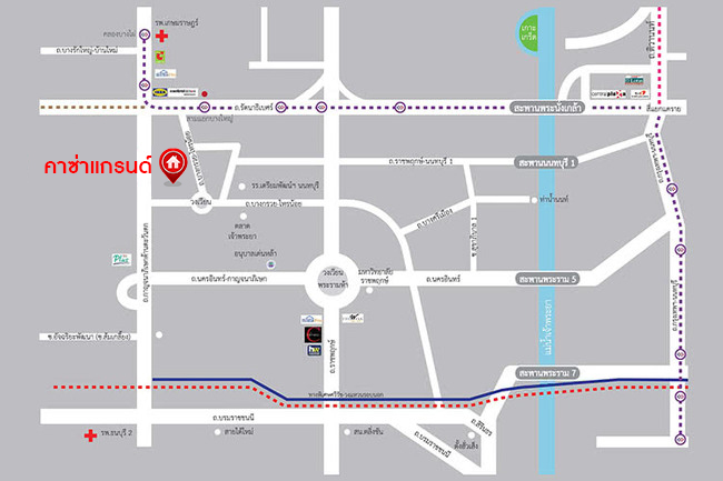 *****บ้านเดี่ยวมือสองนนทบุรี โครงการ คาซ่าแกรนด์ ราชพฤกษ์-พระราม5 เนื้อที่ 65.90 ตร.ว. พื้นที่ใช้สอย 168 ตร.ม. ฟังก์ชัน 4 ห้องนอน 3 ห้องน้ำ 2 ที่จอดรถ บนทำเลเชื่อมต่อหลายเส้นทาง ทั้งถนนรัตนาธิเบศร์ ถนนบางกรวย-ไทรน้อย ถนนกาญจนาภิเษก ใกล้รถไฟฟ้าสายสีม่วง "สถานีบางพลู" และ ใกล้จุดขึ้นทางด่วน "ศรีรัช"